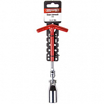 Ключ свечной с карданом 21х250мм  SKYWAY 1/50